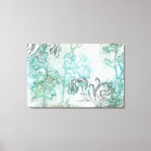 Non-Embellished Flower Spray III Canvas Print