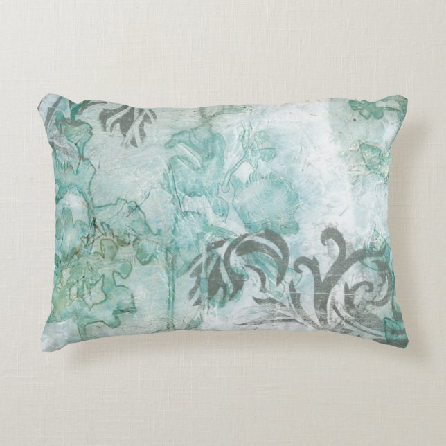Non-Embellished Flower Spray III Decorative Cushion (Front)
