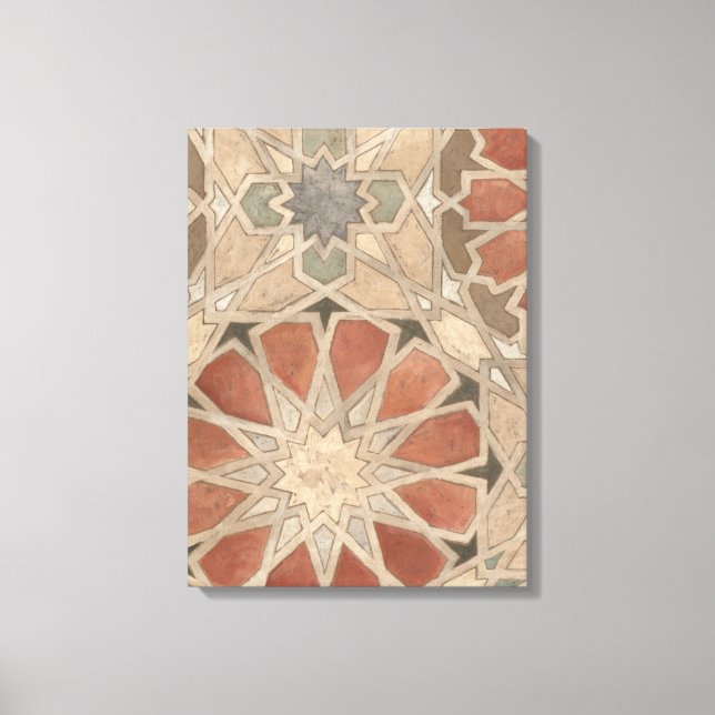 Non-Embellished Marrakesh Design I Canvas Print (Front)
