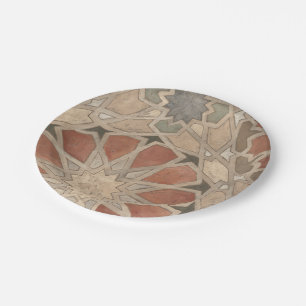 Non-Embellished Marrakesh Design I Paper Plate