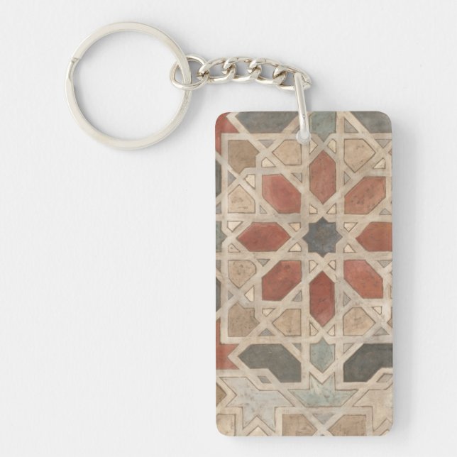 Non-Embellished Marrakesh Design II Key Ring (Front)
