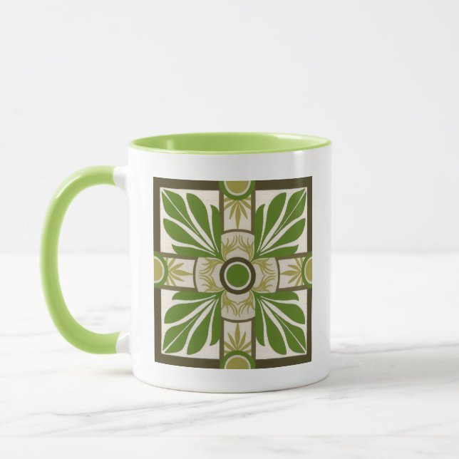 Non-Embellished Palm Motif I Mug (Left)