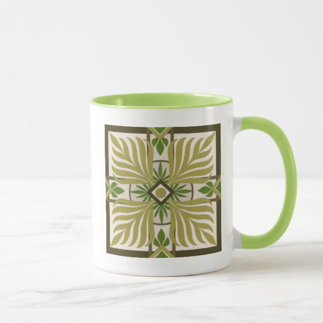 Non-Embellished Palm Motif II Mug (Right)