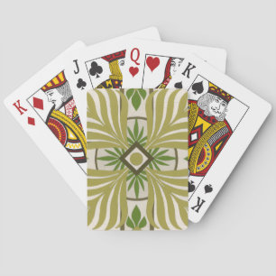 Non-Embellished Palm Motif II Playing Cards