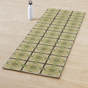 Non-Embellished Palm Motif II Yoga Mat