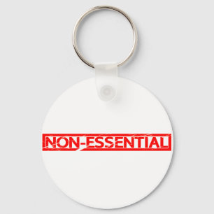 Non-essential Stamp Key Ring