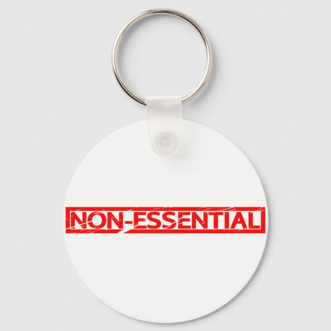 Non-essential Stamp Key Ring (Front)