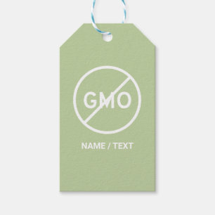 Non-GMO eco friendly natural branding personalised Gift Tags