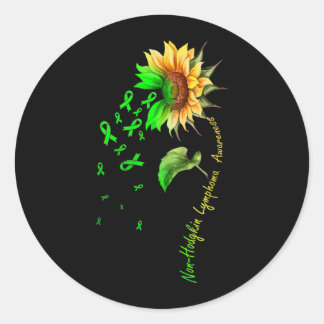 Non-Hodgkin Lymphoma Suower Shirt Classic Round Sticker