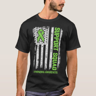 Non-hodgkin Lymphoma Support Squad Lymphoma Cancer T-Shirt