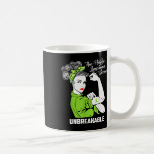 Non-hodgkin Lymphoma Warrior Unbreakable Awareness Coffee Mug