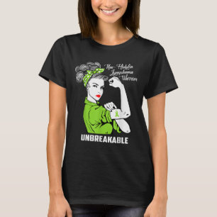 Non-hodgkin Lymphoma Warrior Unbreakable Awareness T-Shirt