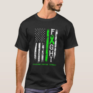 Non Hodgkin Lymphoma Warrior US Flag T Shirt