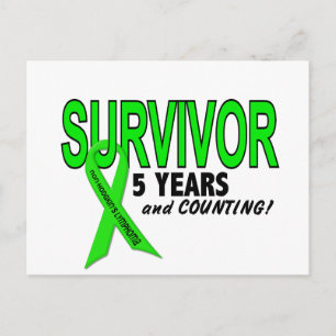 Non-Hodgkins Lymphoma 5 Year Survivor Postcard