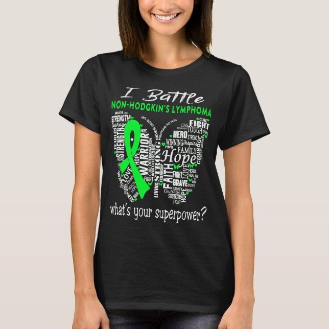 Non-Hodgkin's Lymphoma Awareness Month Ribbon Gift T-Shirt (Front)