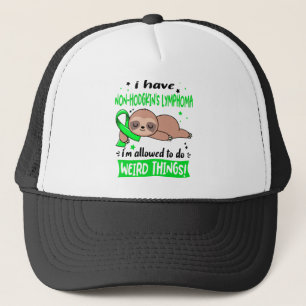 Non-Hodgkin's Lymphoma Awareness Month Ribbon Gift Trucker Hat
