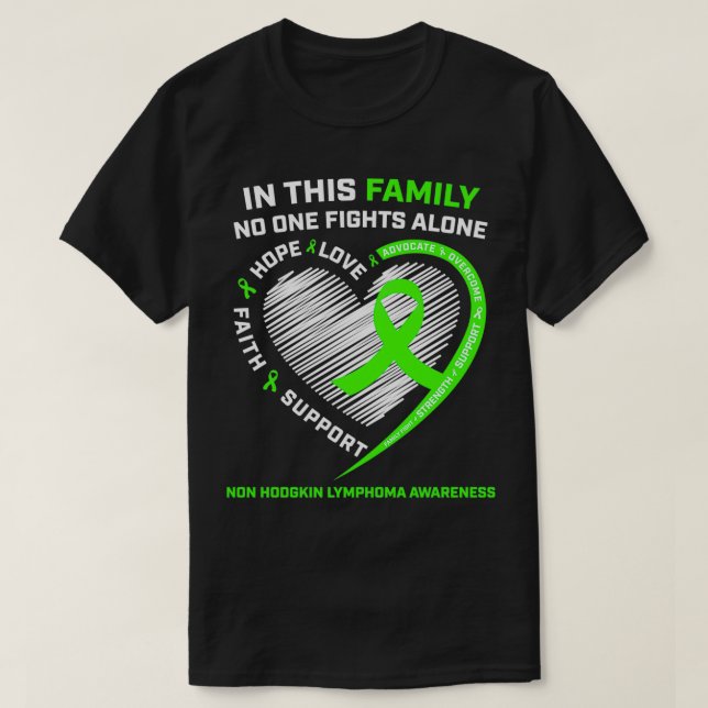 Non Hodgkin's Lymphoma Awareness Products Gifts Wo T-Shirt (Design Front)