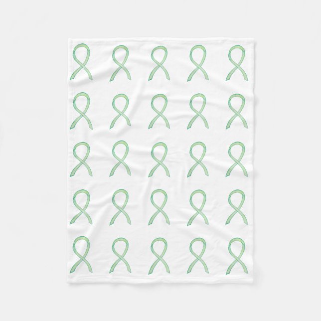 Non-Hodgkin's Lymphoma Awareness Ribbon Blankets (Front)
