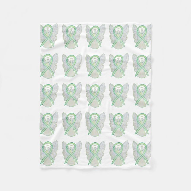 Non-Hodgkin's Lymphoma Awareness Ribbon Blankets (Front)