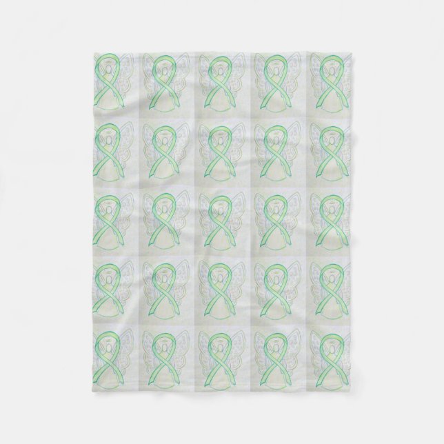 Non-Hodgkin's Lymphoma Awareness Ribbon Blankets (Front)