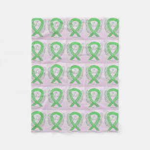 Non-Hodgkin's Lymphoma Awareness Ribbon Blankets