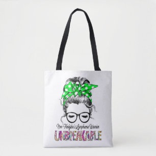Non-Hodgkin's Lymphoma Awareness Ribbon Support  Tote Bag