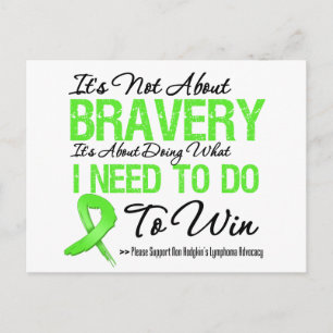 Non Hodgkins Lymphoma Battle Postcard