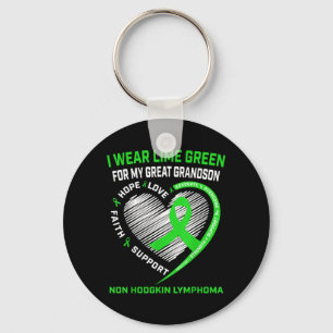 Non Hodgkins Lymphoma Cancer Awareness Shirt Great Key Ring