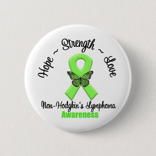 Non-Hodgkin's Lymphoma Hope 6 Cm Round Badge