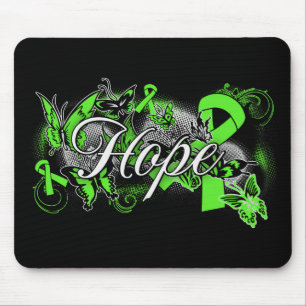 Non-Hodgkins Lymphoma Hope Garden Ribbon Mouse Mat