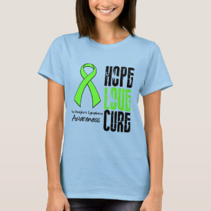 Non-Hodgkin's Lymphoma Hope Love Cure Ribbon T-Shirt