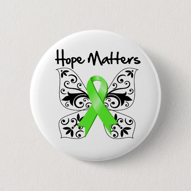 Non-Hodgkins Lymphoma Hope Matters 6 Cm Round Badge (Front)
