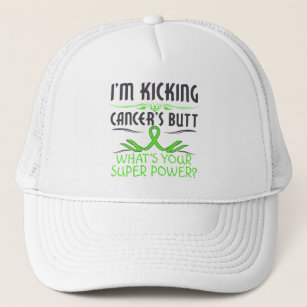 Non-Hodgkins Lymphoma Kicking Cancer Butt Trucker Hat