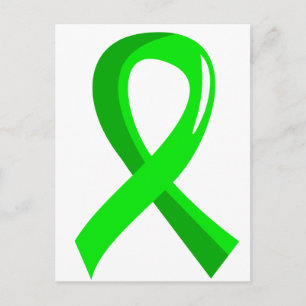 Non-Hodgkin's Lymphoma Lime Green Ribbon 3 Postcard