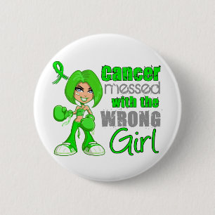 Non-Hodgkin's Lymphoma Messed With Wrong Girl.png 6 Cm Round Badge