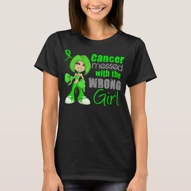 Non-Hodgkin's Lymphoma Messed With Wrong Girl.png T-Shirt (Front)