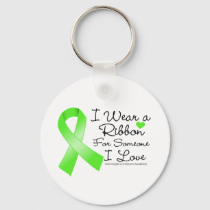 Non-Hodgkins Lymphoma Ribbon Someone I Love Key Ring