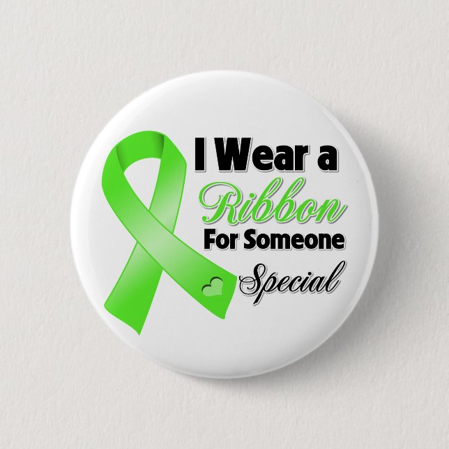 Non-Hodgkins Lymphoma Ribbon Someone Special 6 Cm Round Badge (Front)