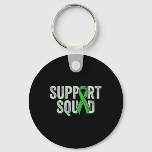 Non-hodgkins Lymphoma Support Squad - Lime Green A Key Ring