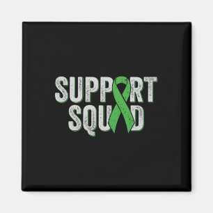 Non-hodgkins Lymphoma Support Squad - Lime Green A Magnet