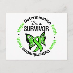 Non-Hodgkin's Lymphoma Survivor Hope Determination Postcard