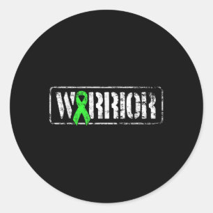Non-hodgkins Lymphoma Warrior - Military-style Awa Classic Round Sticker