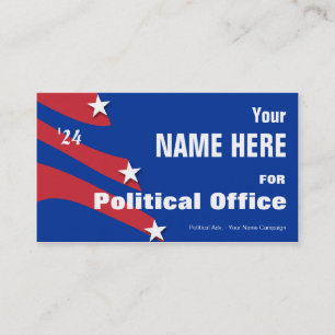Non Partisan - Political Election Campaign Business Card