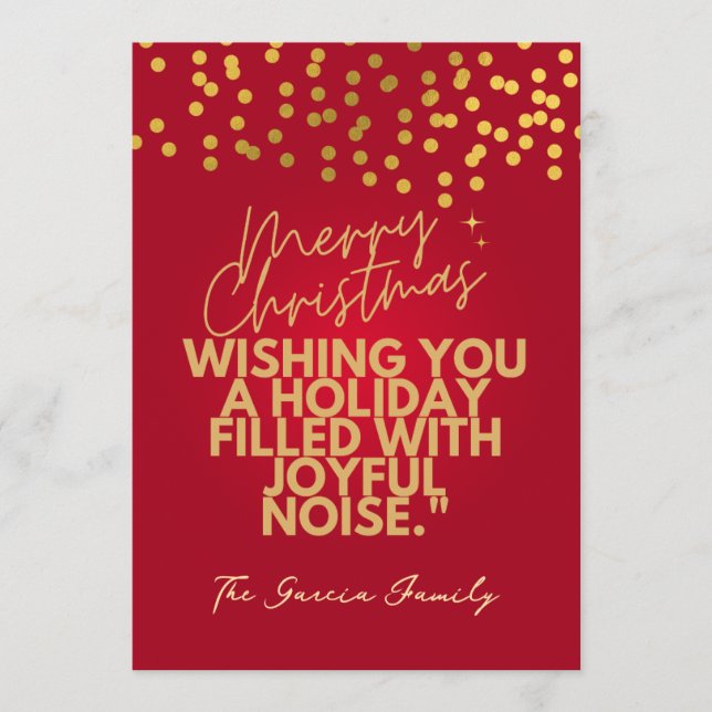 Non photo christmas card (Front)