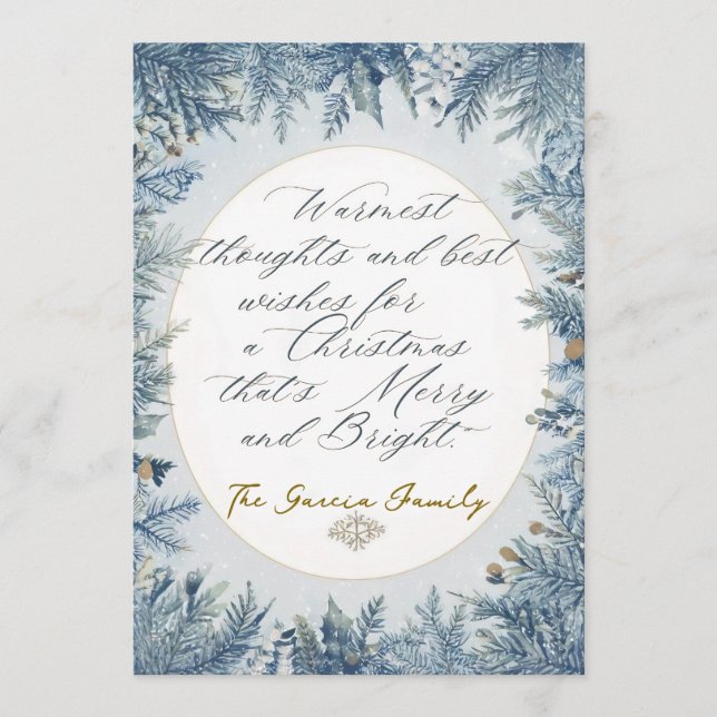 Non photo christmas card (Front)