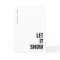 Non-Photo Folded Christmas Card | Let it Snow