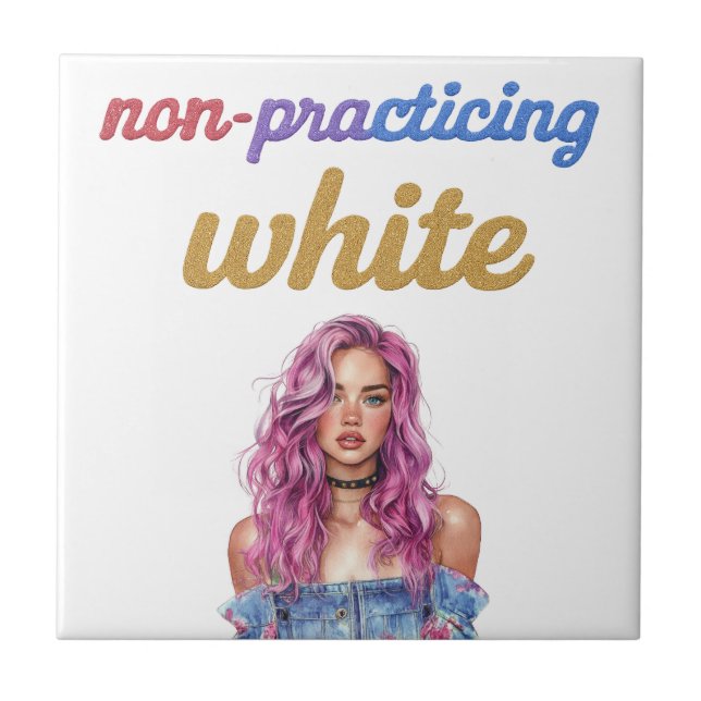 Non-practicing white tile (Front)