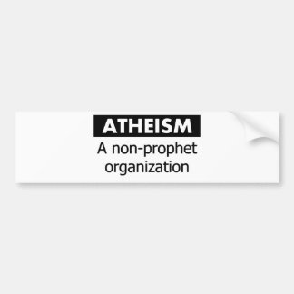 Non Prophet Organisation Bumper Sticker