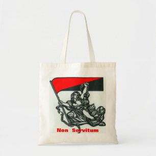 Non Servitum tote bag