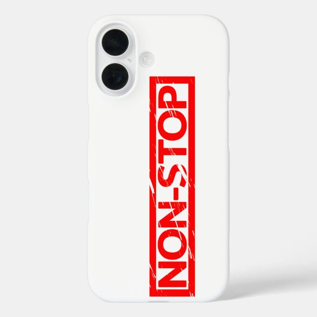 Non-stop Stamp Case-Mate iPhone Case (Back)